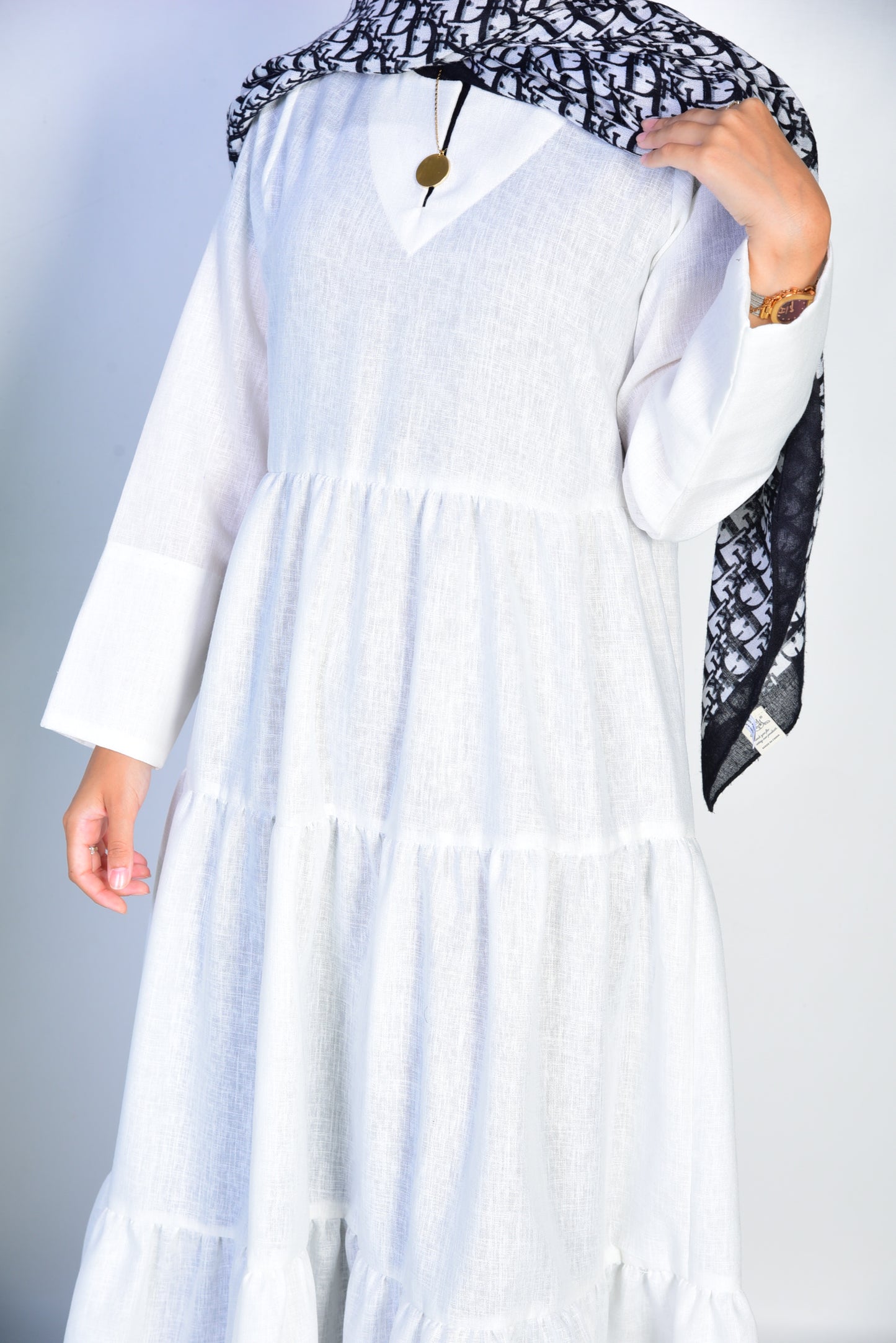 THE LINEN DRESS: WHITE