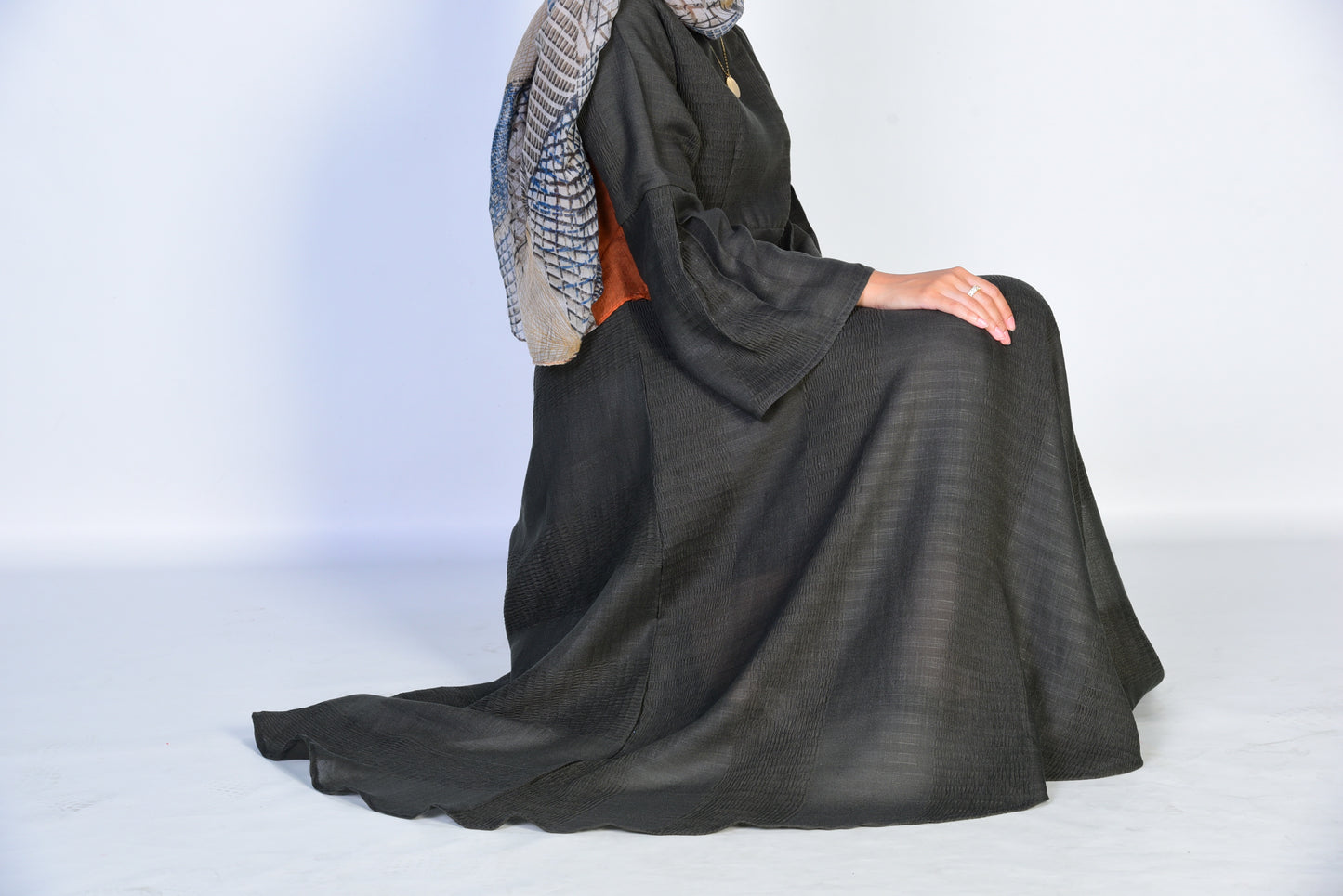 THE LINEN DRESS: ARMY GREEN